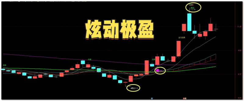【VIP专享】通达信主力庄家动作跟踪炫动极盈【主图】指标-我爱指标网