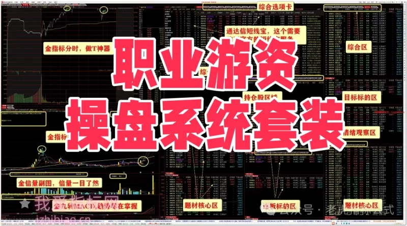 【会员指标】通达信职业游资操盘系统套装，为散户打造专业游资操盘模式-我爱指标网